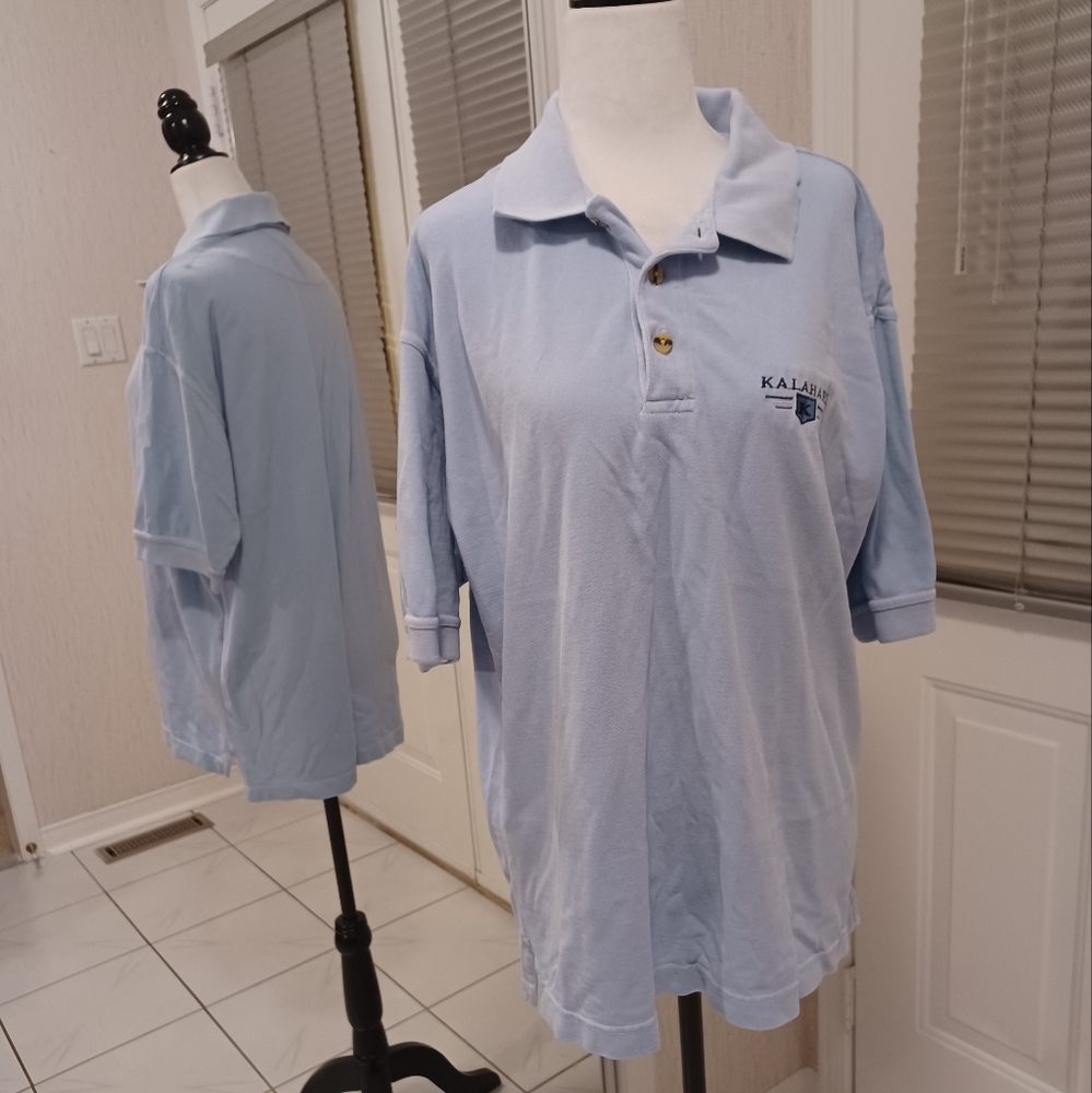 4/$60  Light Blue Polo Shirt - Size XL (Men)